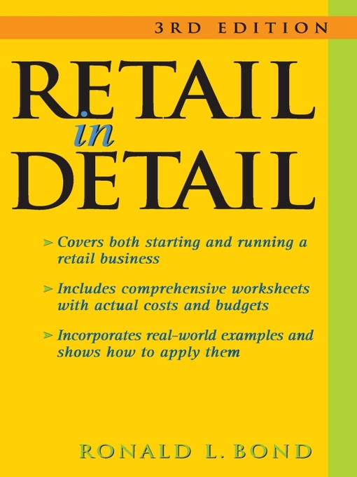Title details for Retail in Detail by Ronald Bond - Available